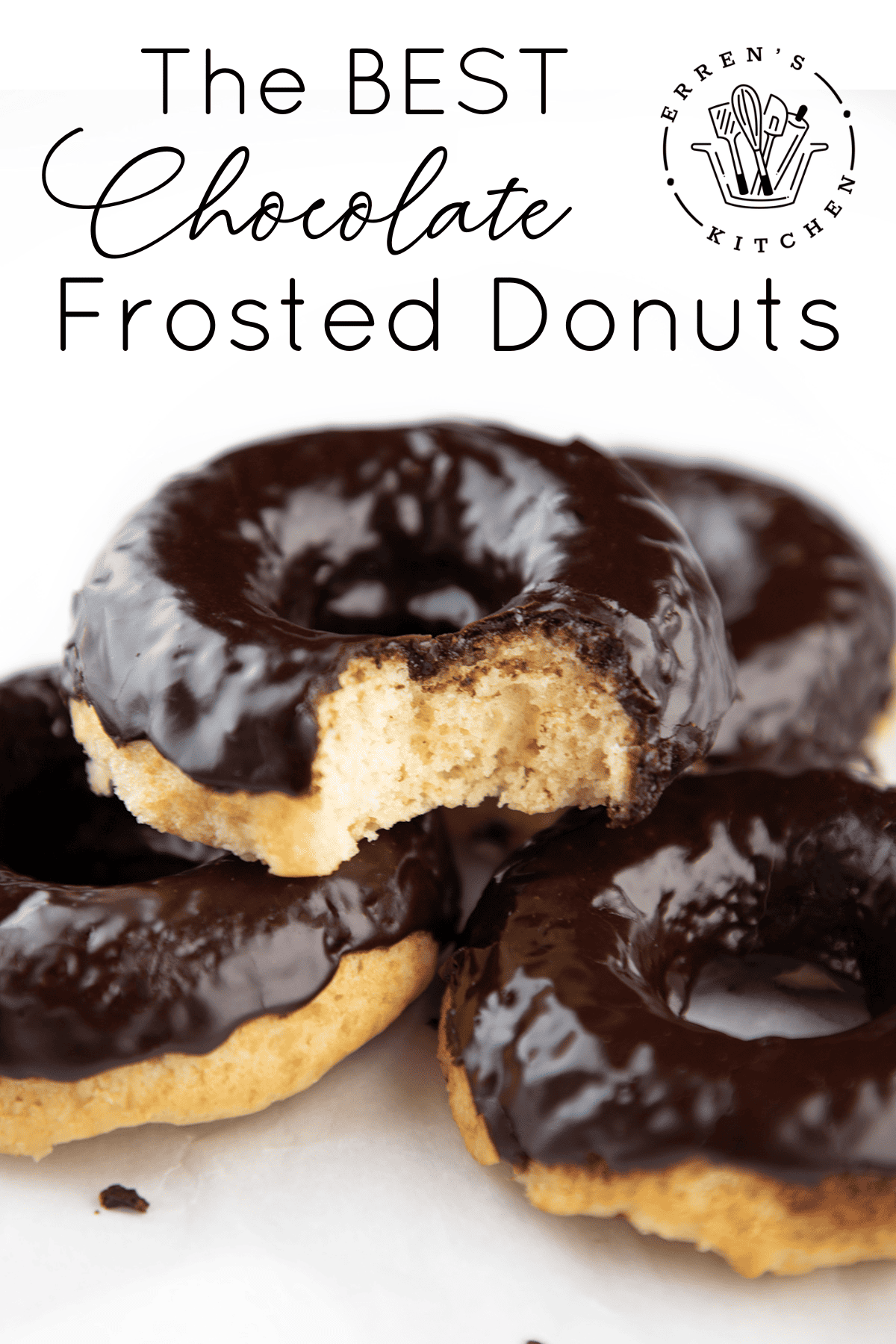 Chocolate Frosted Donuts - Erren's Kitchen