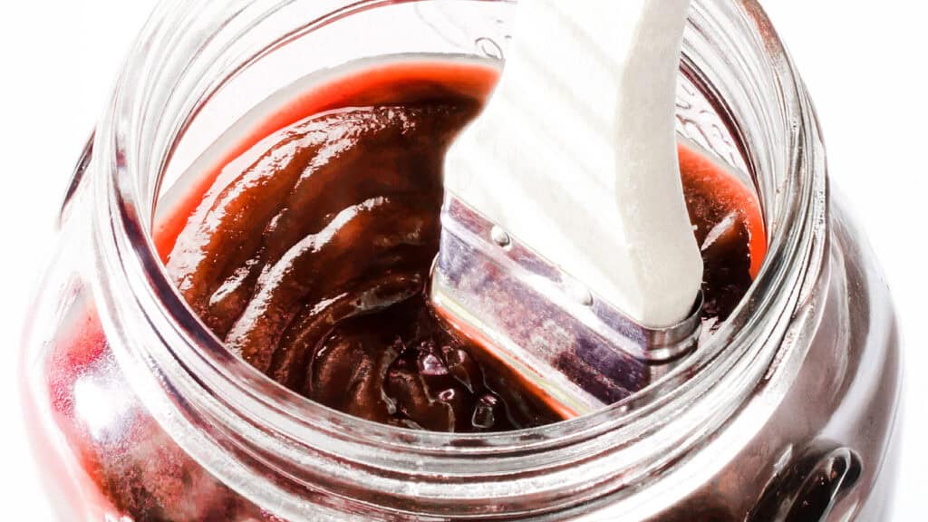 A jar of Carolina BBQ sauce